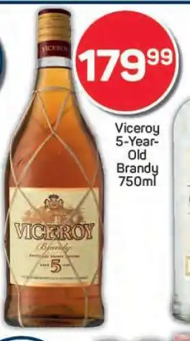 Pick n Pay VICEROY 5 Year Old Brandy 750ml offer