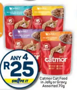 Pick n Pay Catmor Cat Food in Jelly or Gravy Assorted 70g offer