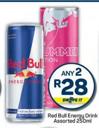 Pick n Pay Red Bull Energy Drink Assorted 250ml offer