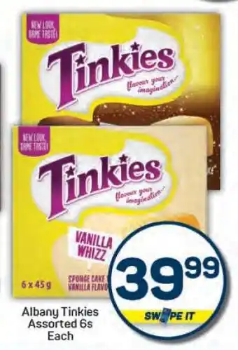 Pick n Pay Albany Tinkies Assorted 6s offer