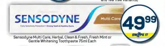 Pick n Pay SENSODYNE MULTI CARE TOOTHPASTE offer