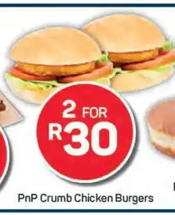 Pick n Pay PnP Crumb Chicken Burgers offer