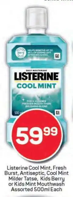 Pick n Pay Listerine Cool Mint offer