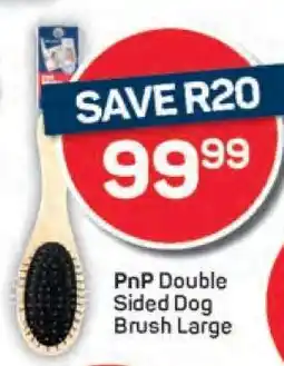 Pick n Pay PnP Double Sided Dog Brush Large offer