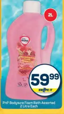 Pick n Pay PnP Bodysure Foam Bath Assorted offer