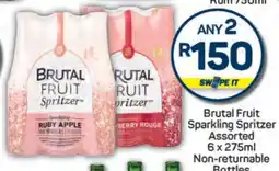Pick n Pay Brutal Fruit Sparkling Spritzer Assorted offer