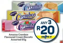 Pick n Pay Amazon Crembos Flavoured Cream Biscuits offer
