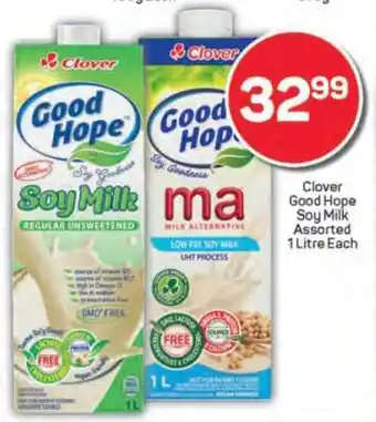 Pick n Pay Clover Good Hope Soy Milk Assorted offer