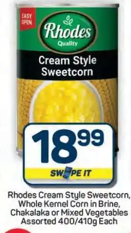 Pick n Pay Hypermarket Rhodes Cream Style Sweetcorn offer
