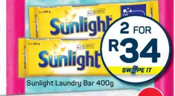 Pick n Pay Sunlight Laundry Bar 400g offer