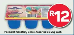 Pick n Pay Parmalat Kids Dairy Snack Assorted 6 x 75g Each offer