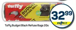 Pick n Pay Tuffy Budget Black Refuse Bags 20s offer