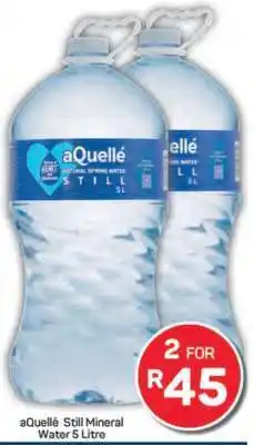 Pick n Pay aQuellé Still Mineral Water 5 Litre offer