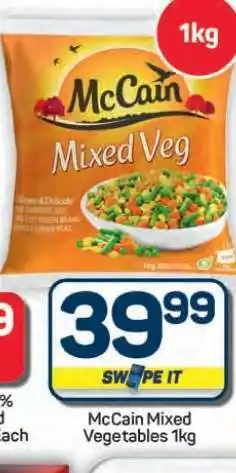 Pick n Pay Hypermarket McCain Mixed Vegetables 1kg offer