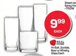 Pick n Pay Hi-Ball, Zombie, Beer or Whisky Glass Each offer
