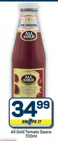 Pick n Pay Hypermarket ALL GOLD Tomato Sauce offer