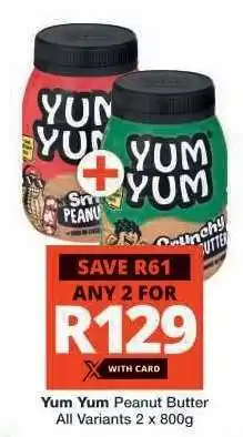 Checkers Yum Yum Peanut Butter offer