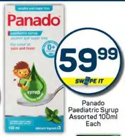 Pick n Pay Panado Paediatric Syrup Assorted 100ml offer