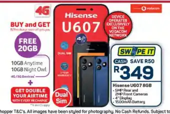 Pick n Pay Hypermarket Hisense U607 8GB offer