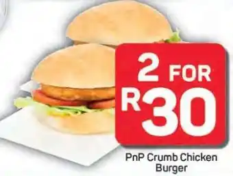 Pick n Pay Hypermarket PnP Crumb Chicken Burger offer