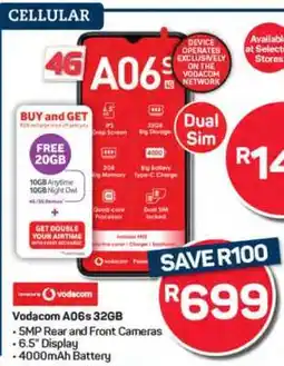 Pick n Pay Vodacom A06s 32GB offer