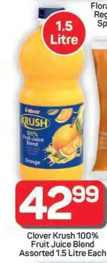 Pick n Pay Hypermarket Clover Krush 100 Fruit Juice Blend offer