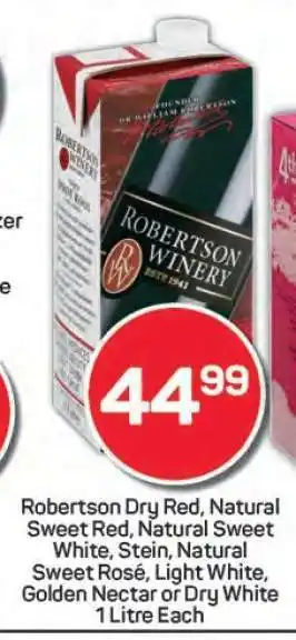 Pick n Pay ROBERTSON WINERY offer