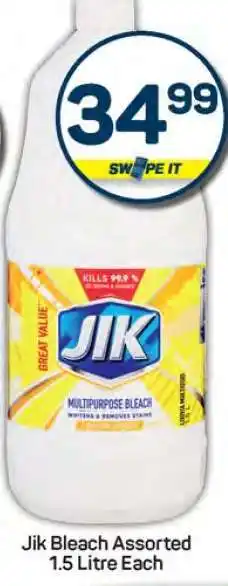 Pick n Pay Jik Bleach Assorted 1.5 Litre Each offer