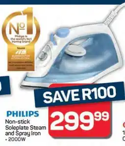 Pick n Pay Hypermarket PHILIPS Non-Stick Soleplate Steam and Spray Iron offer