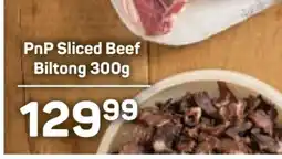 Pick n Pay PnP Sliced Beef Biltong 300g offer
