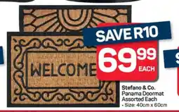 Pick n Pay Hypermarket Stefano & Co. Panama Doormat offer