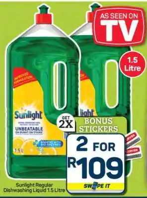Pick n Pay Hypermarket Sunlight Regular Dishwashing Liquid offer