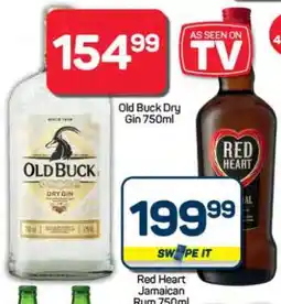 Pick n Pay Hypermarket Old Buck Dry Gin 750ml offer
