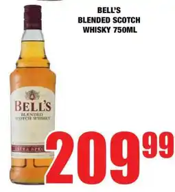 Boxer BELL'S BLENDED SCOTCH WHISKY 750ml offer