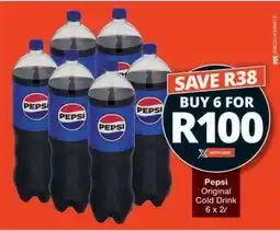 Checkers Pepsi Original Cold Drink offer