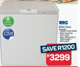 Pick n Pay Hypermarket White Chest Freezer offer