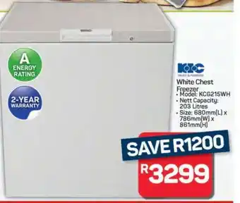 Pick n Pay Hypermarket White Chest Freezer offer