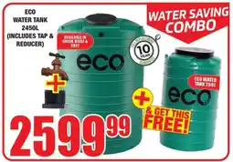 Boxer ECO WATER TANK 2450L (INCLUDES TAP & REDUCER) offer