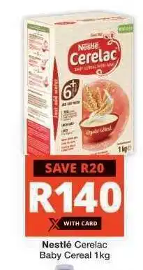 Checkers Nestle Cerelac Baby Cereal-1Kg offer