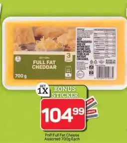 Pick n Pay Hypermarket PnP Full Fat Cheese offer