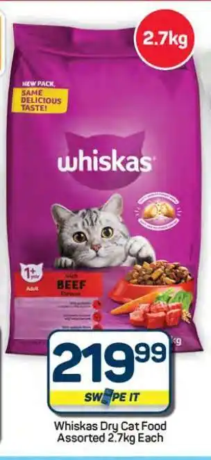 Pick n Pay Hypermarket Whiskas Dry Cat Food offer