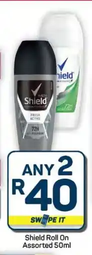 Pick n Pay Hypermarket Shield Roll On Assorted 50ml offer