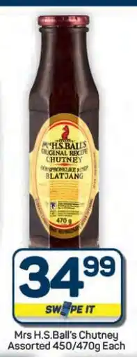 Pick n Pay Hypermarket Mrs H.S.Ball's Chutney offer