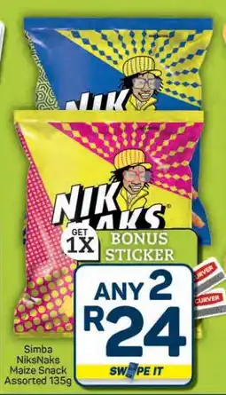 Pick n Pay Hypermarket Simba NiksNaks Maize Snack offer