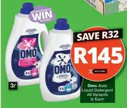 Checkers Omo Auto Liquid Detergent offer