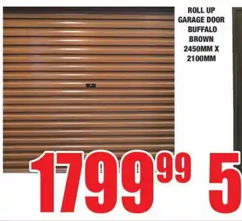 Boxer ROLL UP GARAGE DOOR BUFFALO BROWN 2450MM X 2100MM offer