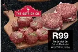 Checkers The Ostrich Co. Meat Products offer