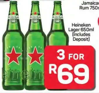 Pick n Pay Hypermarket Heineken Lager 650ml offer
