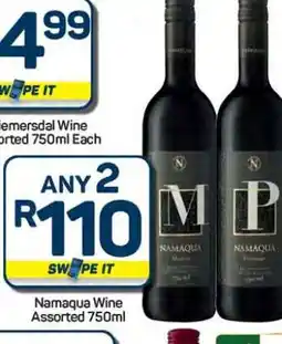 Pick n Pay Hypermarket Namaqua Wine Assorted 750ml offer