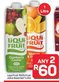 Pick n Pay Hypermarket Liqui-Fruit 100% Fruit Juice Assorted 1 Litre offer